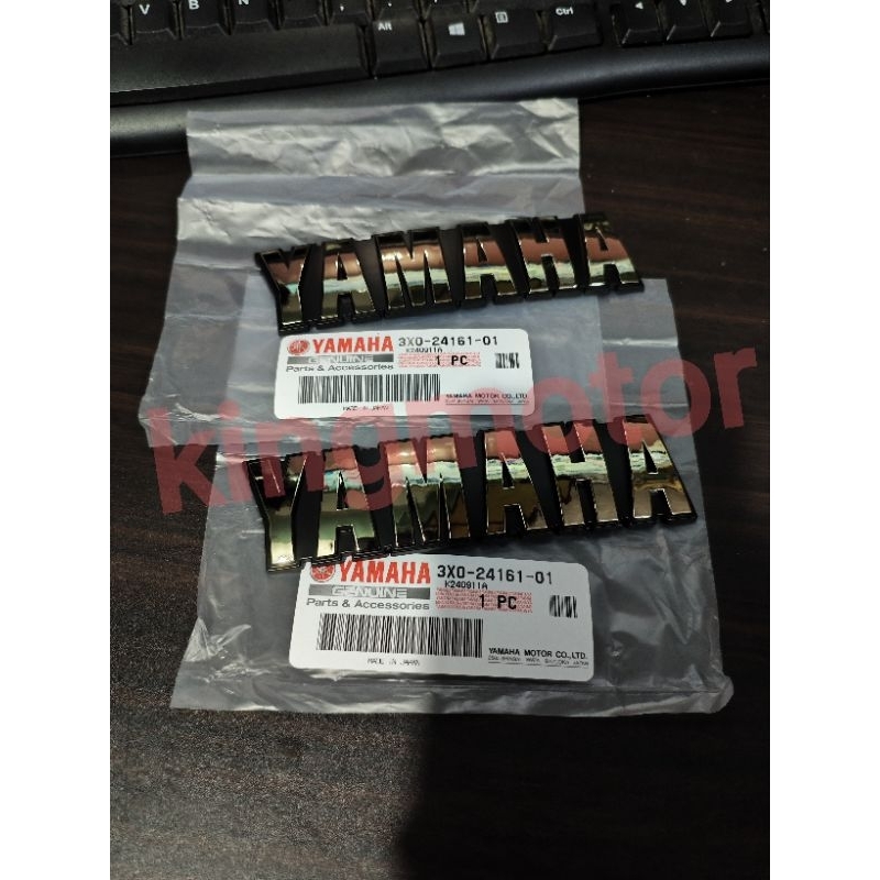 EMBLEM TANGKI LOGO TENGKI YAMAHA RXKING KOBRA RX KING COBRA RXKING MASTER 1983-1999 ORI ASLI ORIGINA