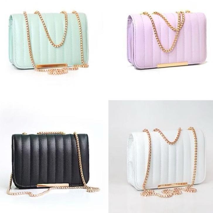 TAS SELEMPANG BORDIR RANTAI MINI/Tas Selempang wanita/Sling Bag/Tas Tali Rantai