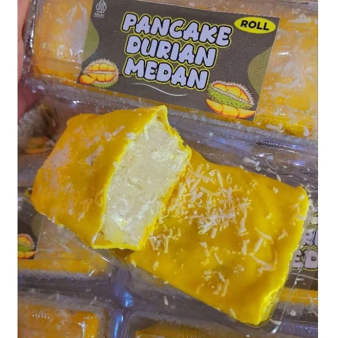 

pancake roll durian medan aslie wendulita sekalii,duren melimpah