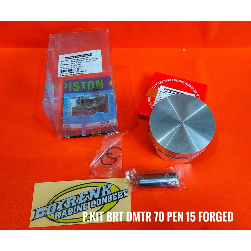 SUPER FORGET PISTON KIT FORGET DIAMETER 70 PIN 15 BRT   BRC _OLSHOP