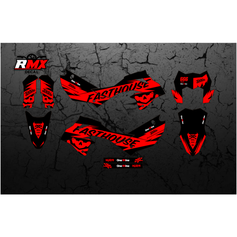 DECAL KLX 150 2023 FULLBODY (010) DEKAL STIKER KLX S SM SE 2024 2025 HITAM OREN, MERAH, KUNING, HIJA