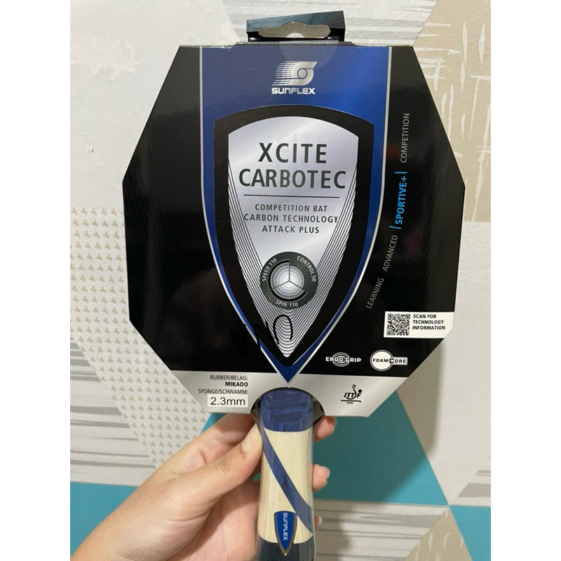 Bet Pingpong Sunflex Xcite Carbotec C45