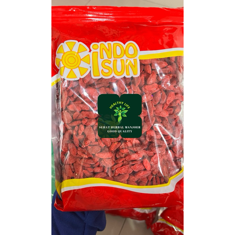 

Kici / Gojiberry / Kei ci / INDOSUN besar Grade PREMIUM / tidak lengket / tidak asem 500gr