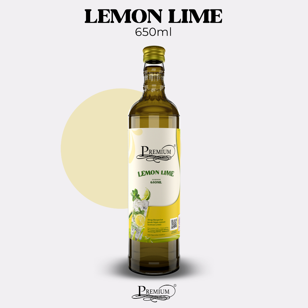 

Premium Syrup - Lemon Lime 650ml (Minuman Sirup untuk HORECA)