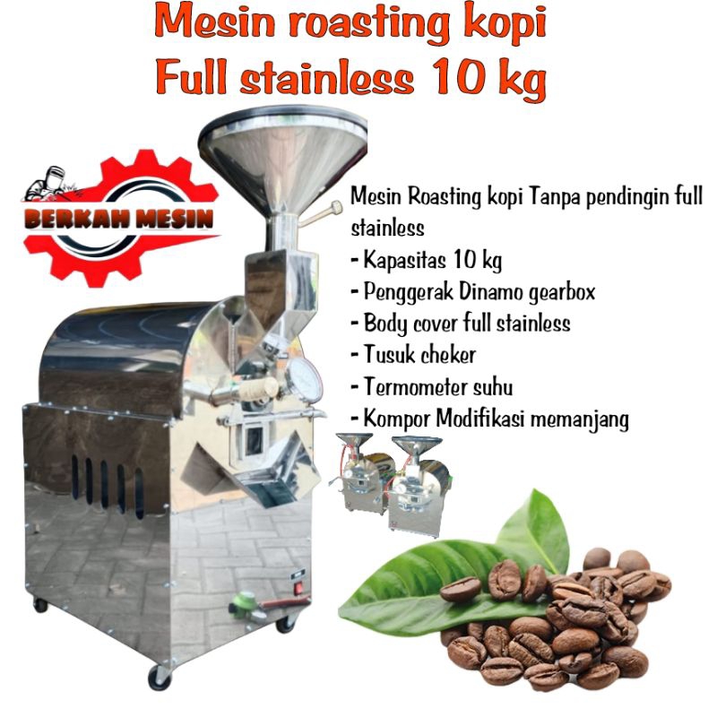 MESIN ROASTING KOPI 10 KG TANPA PENDINGIN