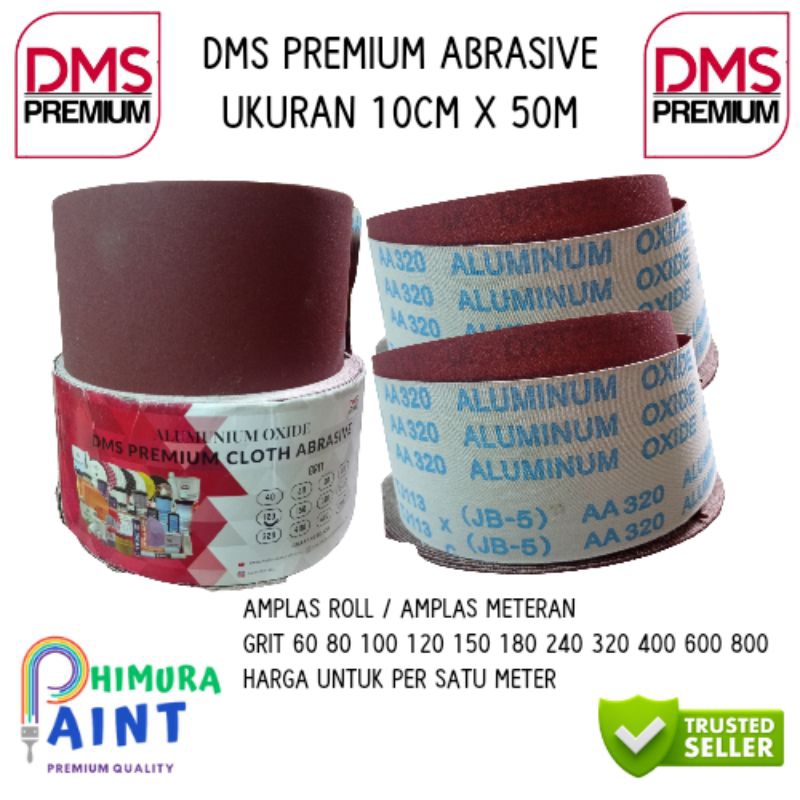 Amplas Roll Amplas Kain Amplas Meteran Dms Premium