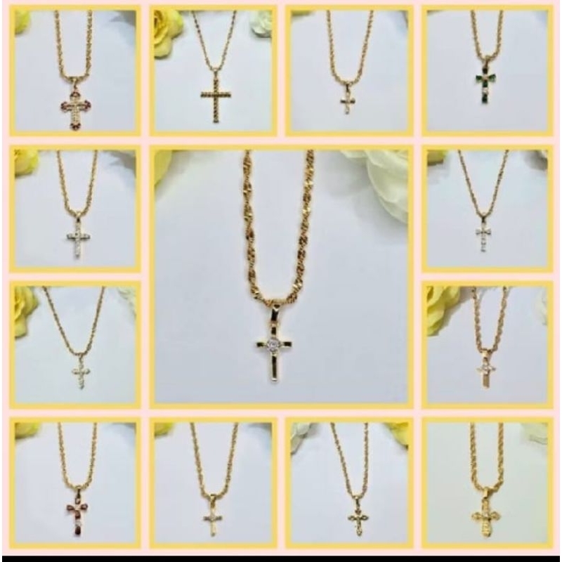 Kalung salib xuping emas