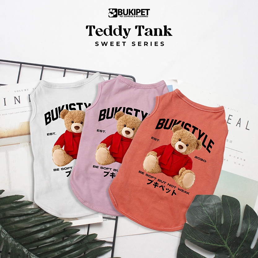 Paling Bagus Baju Kaos Kucing Anjing Lucu Cowok Cewek Murah  Bukipet Sweet Style Tank