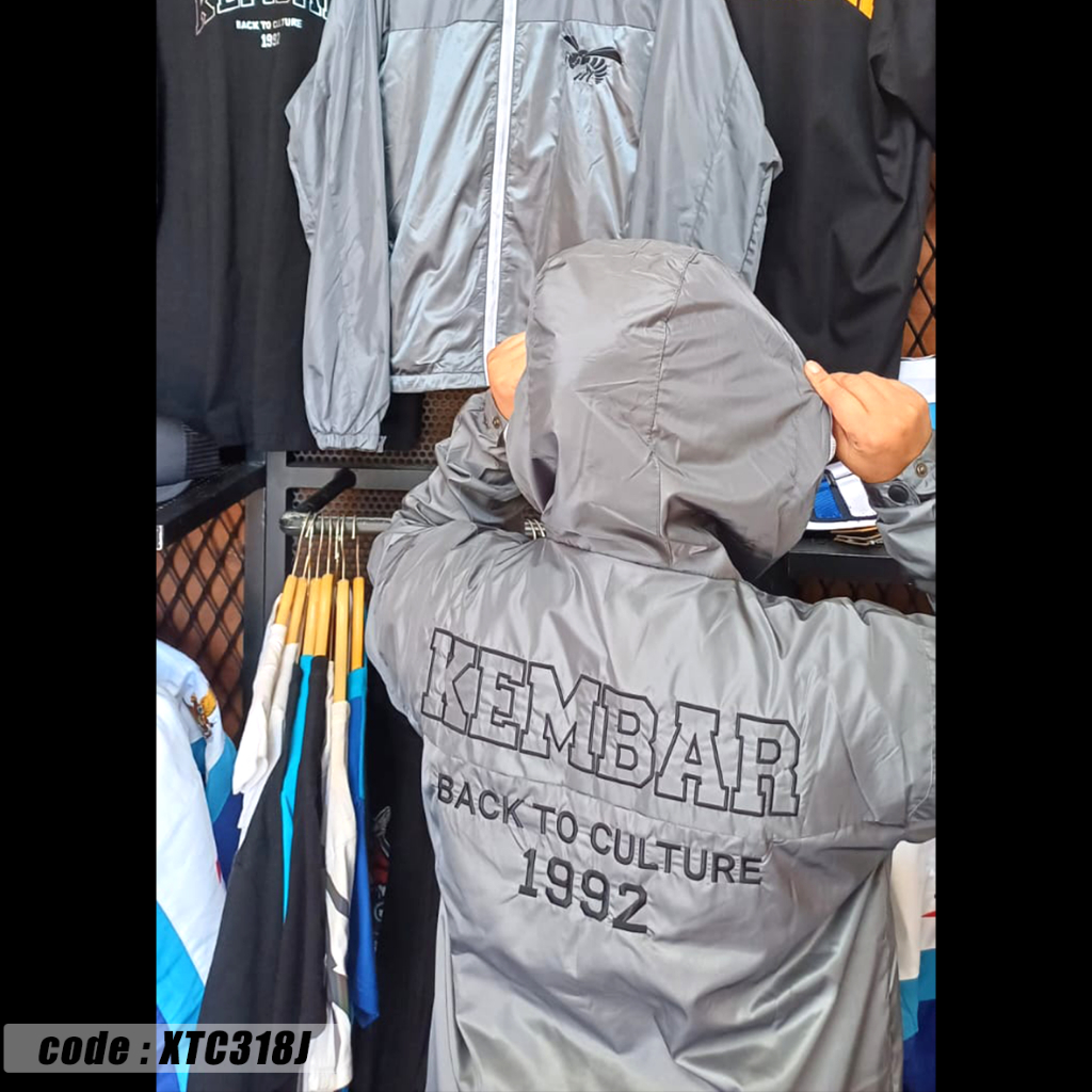 Jaket XTC 318J SILVER KEMBAR RUNNING