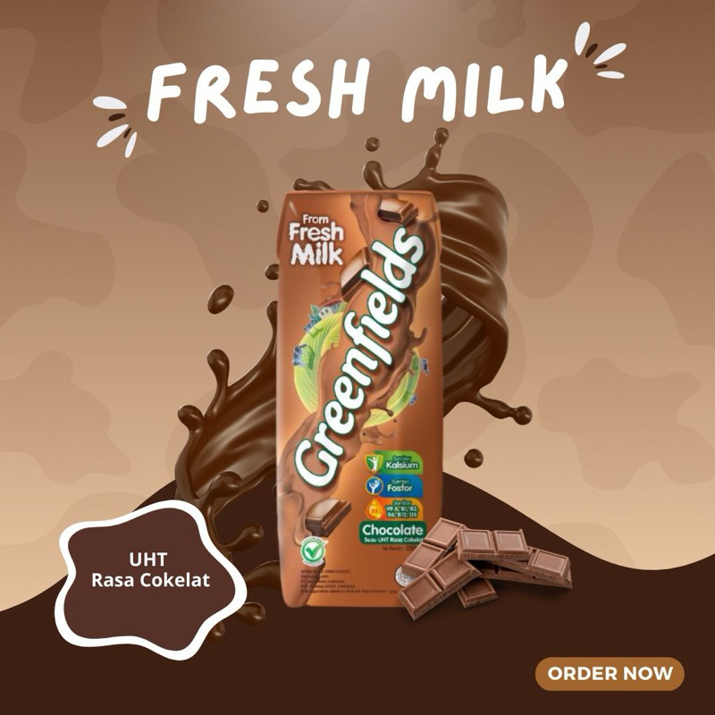 

Susu Greenfields UHT Chocolate 200 ml