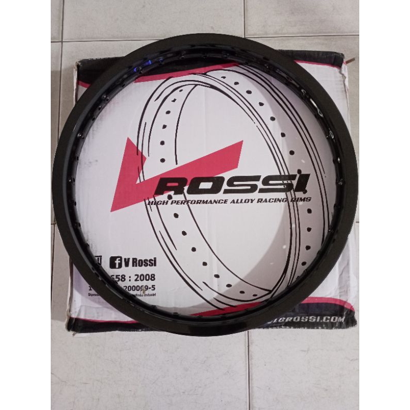 Lingkar 18-160 Black Hitam Kilat Merek V rossi