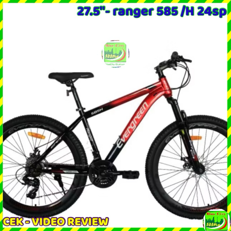 sepeda gunung mtb 27.5 inch Evergreen Ranger 585/H 24sp