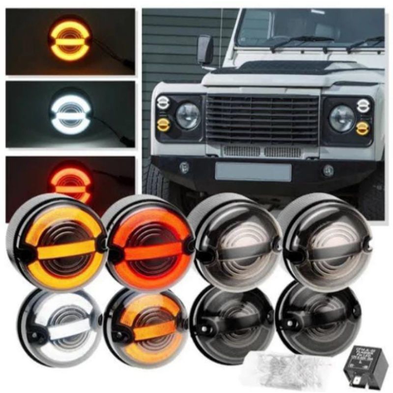 Lampu Led Mobil Land Rover Defender 10 Pcs | Upgrade Lampu Mobil Jeep LandRover Defender | Led 10 Pc