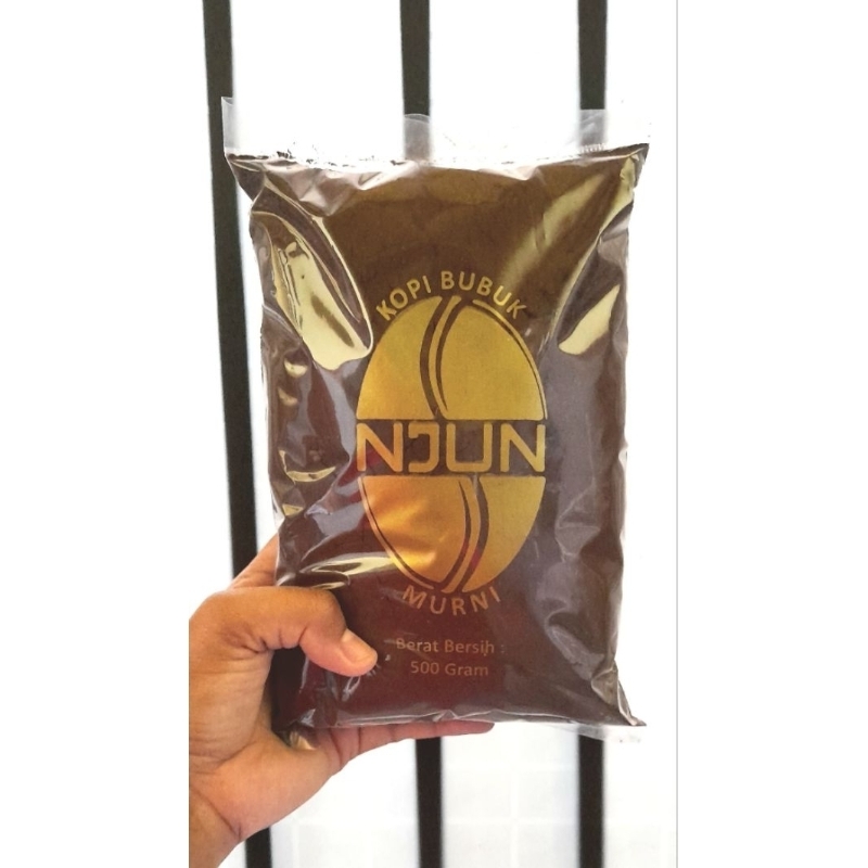 

Kopi Bubuk NJUN 500 gram | Robusta | Kopi Bubuk Murni 100% | Warkop | Spesial