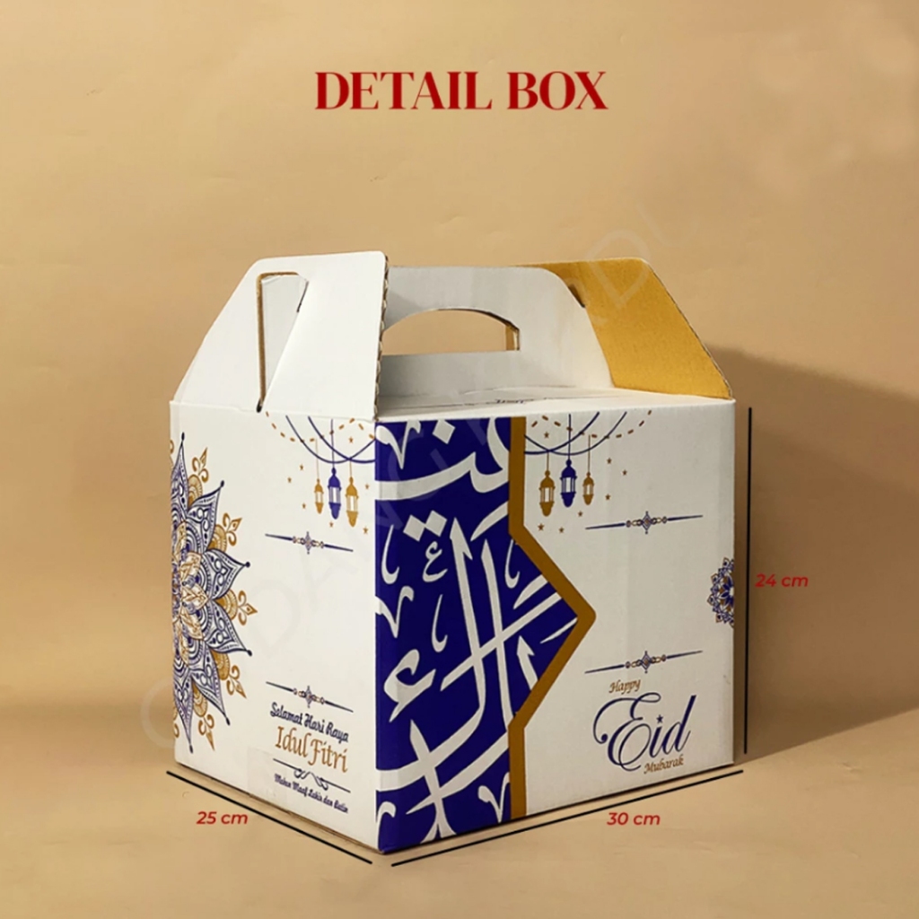 

KARDUS LEBARAN JINJING BOX PARCEL IDUL FITRI KEMASAN DUS BOKS PARSEL BINGKISAN