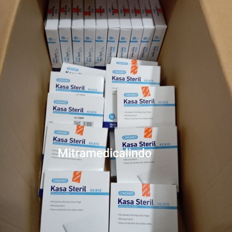 Kasa Steril 16x16cm Onemed Isi 10pcs Kasa Lipat