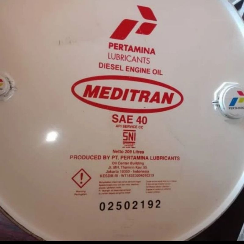 OLI DRUM PERTAMINA MEDITRAN S40 SAE40.209L