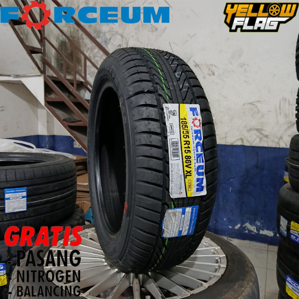 Ban Mobil Standar Brio RS R15 185/55 Merek Forceum D800 185 55 R15 Ring 15 Vios Roadster Jazz