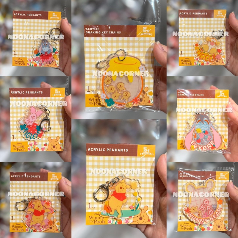 Ohsome x Disney ‼️ Keychain Acrylic / Gantungan Kunci Akrilik Pendant Winnie The Pooh Collections (P