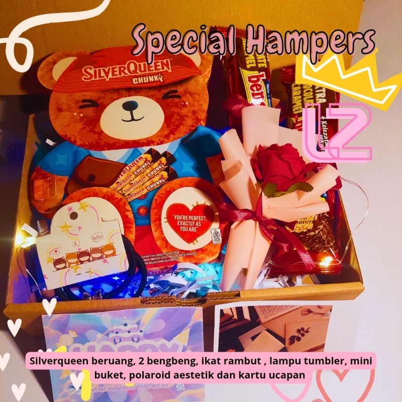 

DREAM - Hampers Box Ulang Tahun Valenteine Hampers Coklat Snack