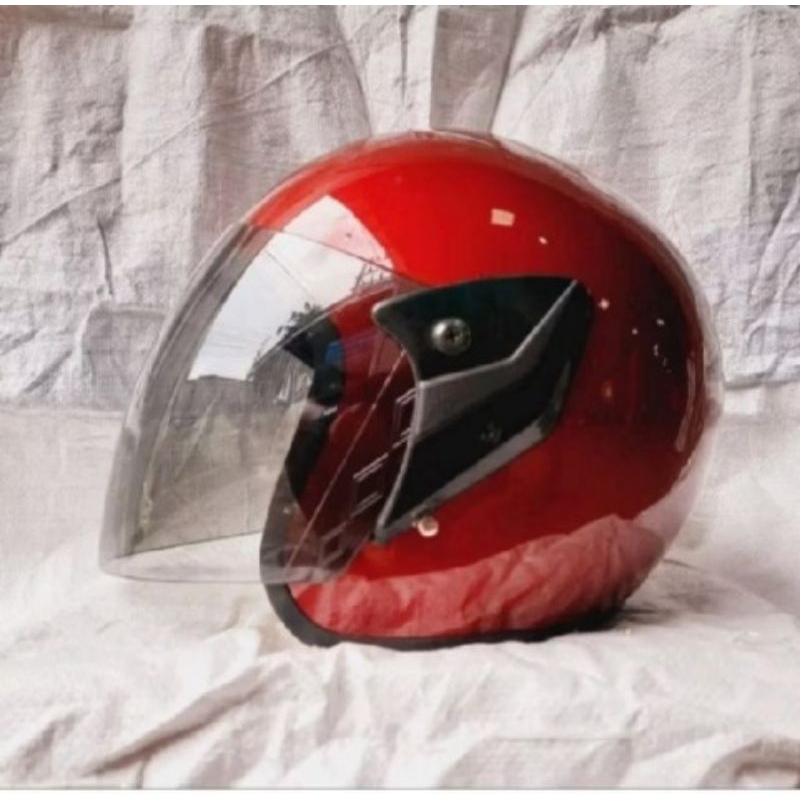 HELM CEN CEN KOP POLOS UNTUK DEWASA UKURAN M SEDANG PRIA WANITA SNI