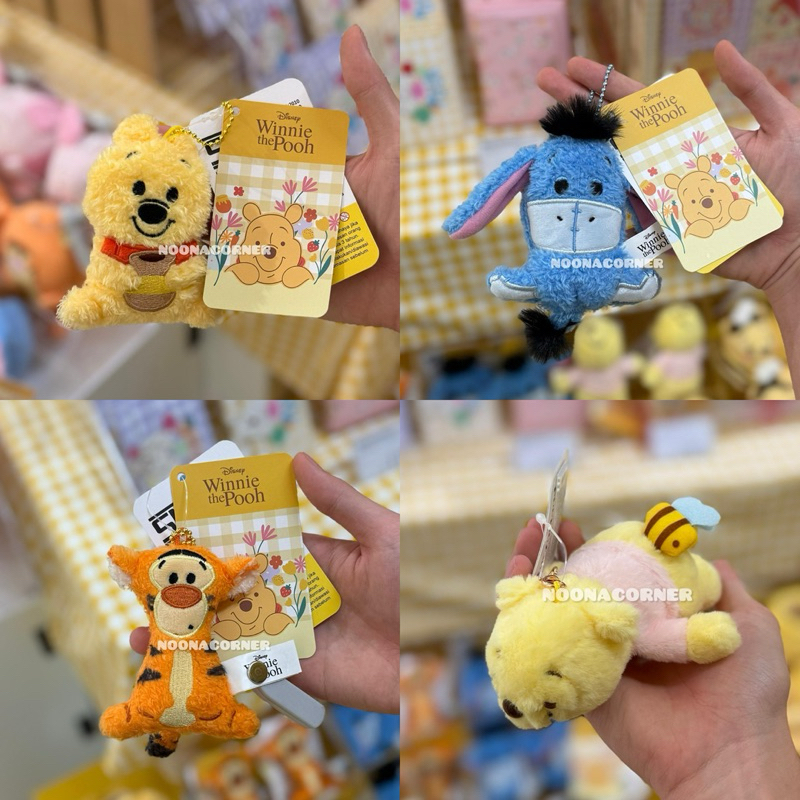 Ohsome x Disney ‼️ Keychain Plush / Gantungan Kunci Boneka Winnie The Pooh & Friends Summer Time Pic