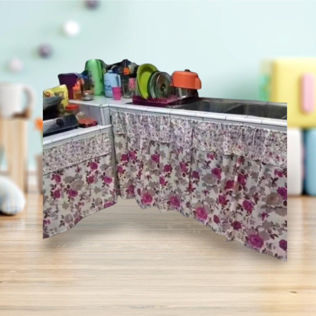 GORDEN KOLONG DAPUR /HORDENG KOLONG MOTIF BUNGA