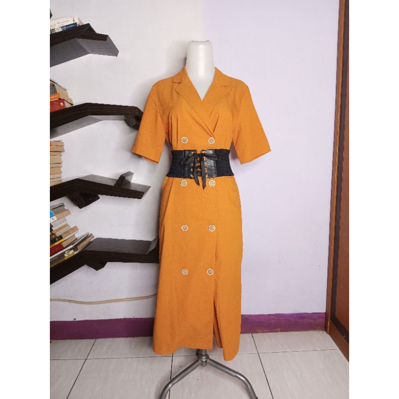 Van Ake Blazer Midi Dress