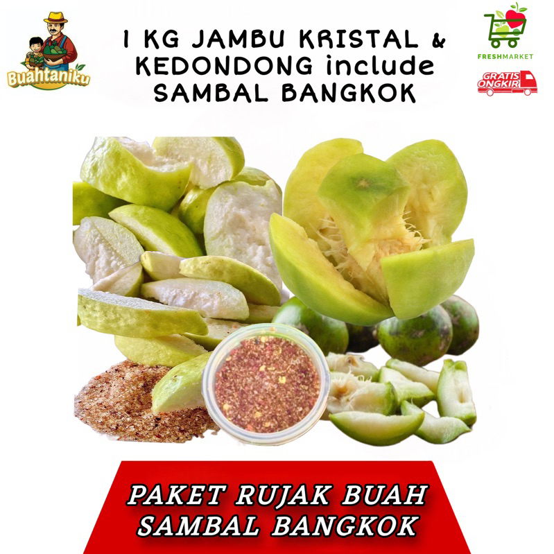 

1 Kg paket rujak buah sambal bangkok