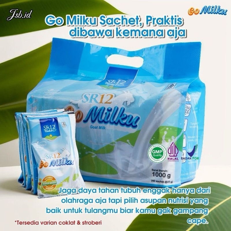 

Susu Kambing Etawa Susu Sehat SR12 Milkken Goat Milk 1000g