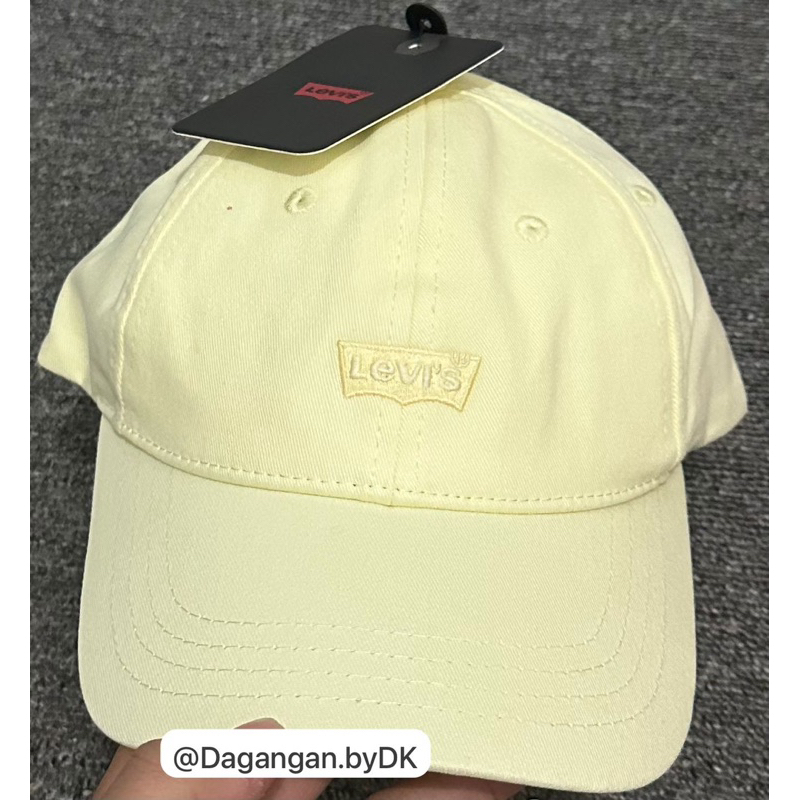 Topi Levis Cap Logo Original 100% Soft Yellow