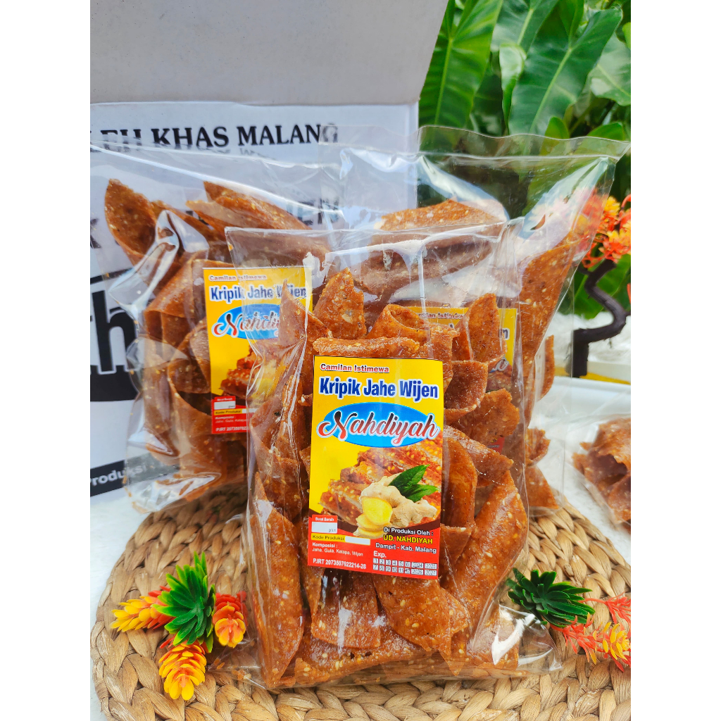 

Keripik Jahe Wijen Khas Malang