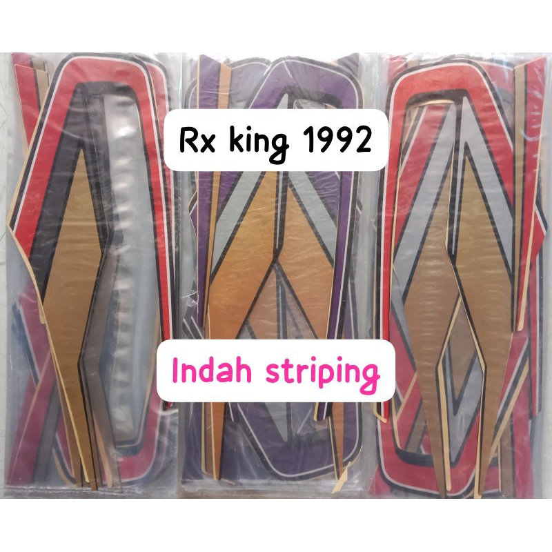 STRIPING STIKER LIS MOTOR RX KING TAHUN 1992