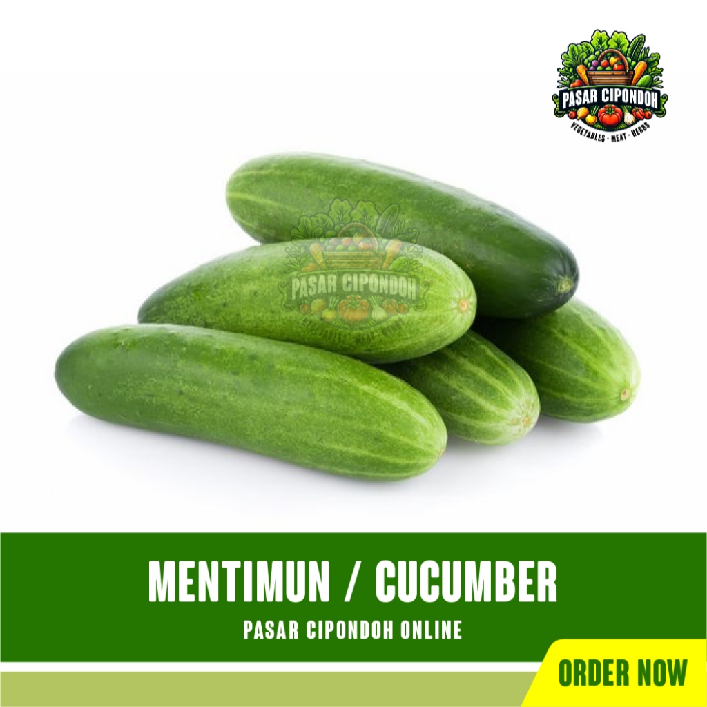 

Timun Mentimun Lokal Sayur Lalapan Segar 500 gram / Cucumber - Pasar Cipondoh Tangerang