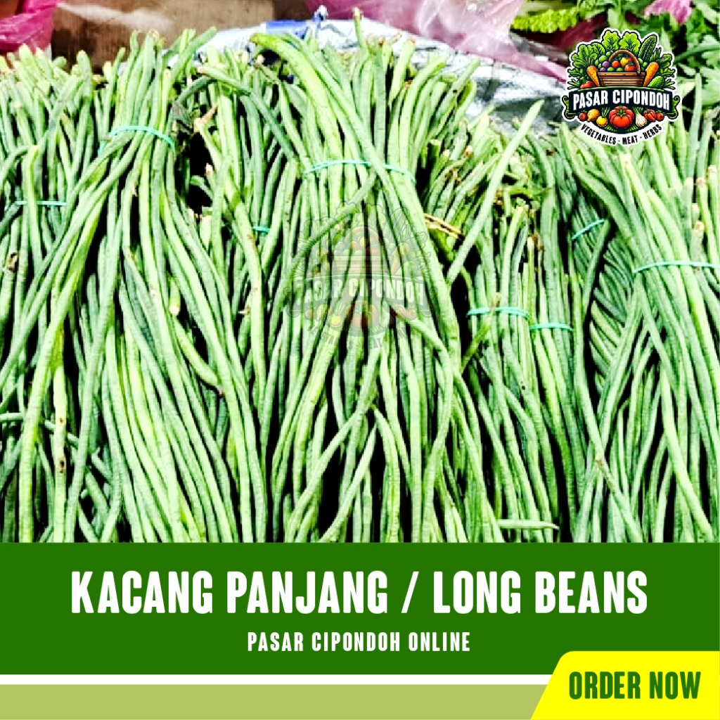 

Kacang Panjang Sayur Segar 250 gram / Long Beans - Pasar Cipondoh Tangerang