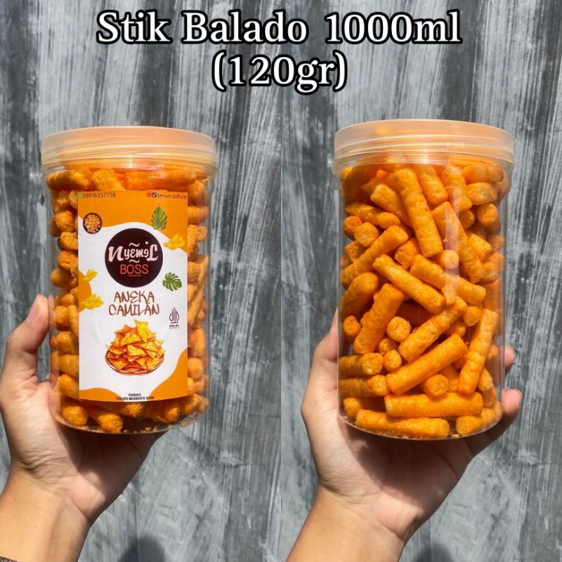 

Jajan Lebaran stiek balado bonus toples 900ml dan 1000ml