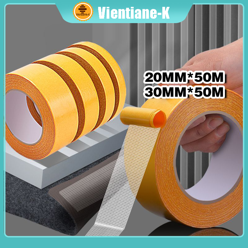 Double Tape Double Tip Kuat Super Kuat Magic Tape Kuning Super Lengket