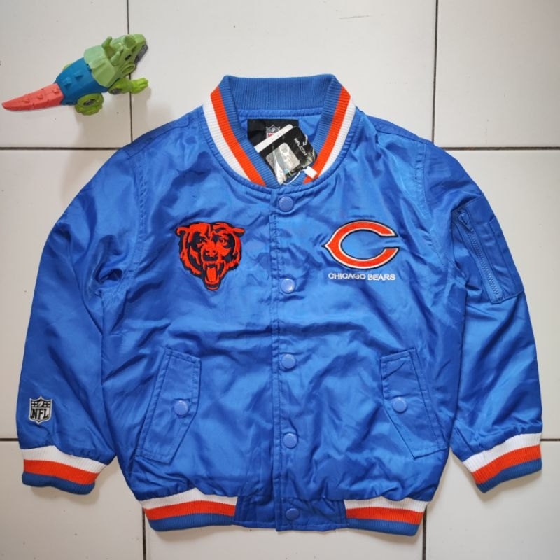 Jaket Varsity Anak NFL BNWT Original 100% Second Preloved Branded Satin Sporty Outdoor Casual Baseba