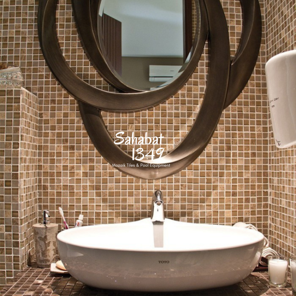 Mosaico Venus TOSCANA SERIES Mosaic Dinding Dapur Glass Mozaik Backsplash Dinding Dapur Aesthetic