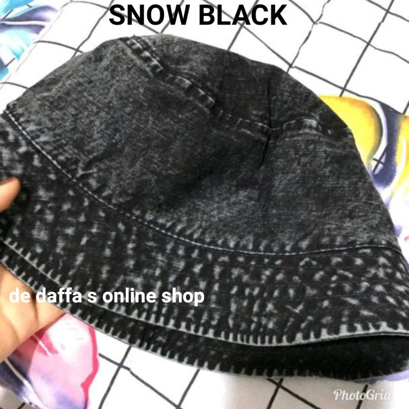 COD TOPI BUCKET HAT JEANS DENIM WASH RETRO WASHING BUCKET JEANS WASH DEWASA PRIA WANITA FASHION