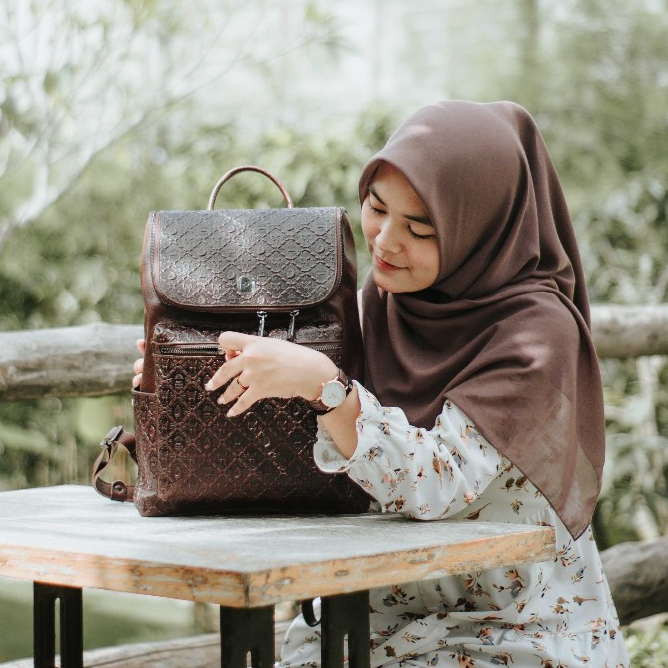 NEW HUGES  Berliano| tas kulit sapi | Unisex Backpack | Backpack kulit sapi I Ransel kulit asli