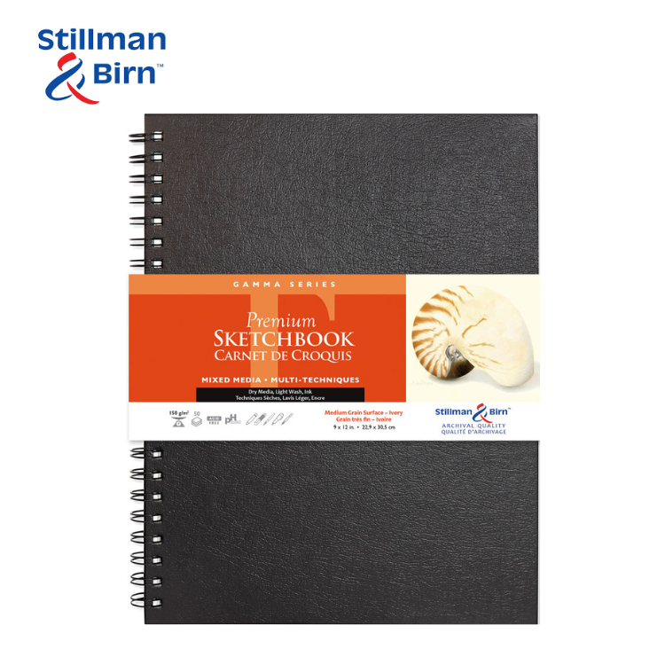 

STILLMAN & BIRN Gamma Wirebound Series Premium Sketchbook Mixed Media 50 Sheets