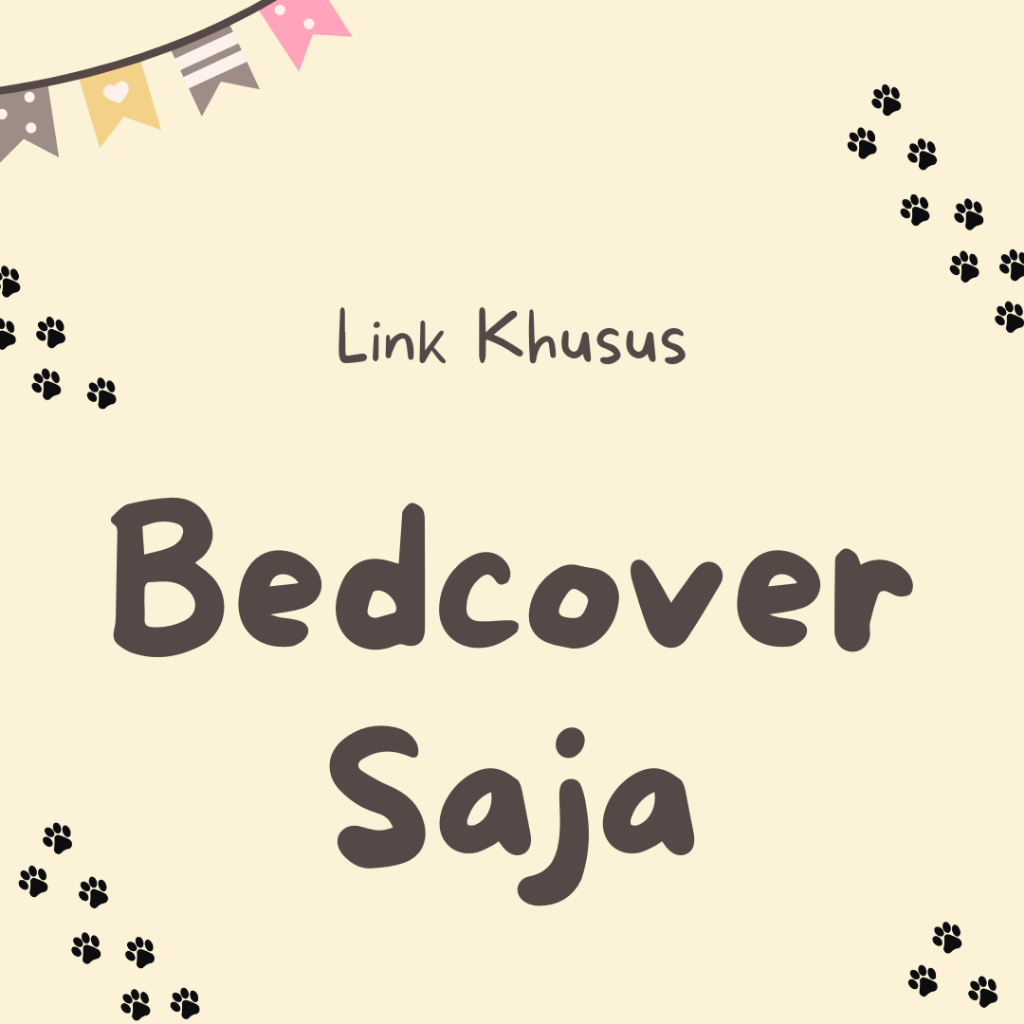 Bedcover Saja (Hanya Bedcover) Tanpa Sprei & Sarung Bantal Guling