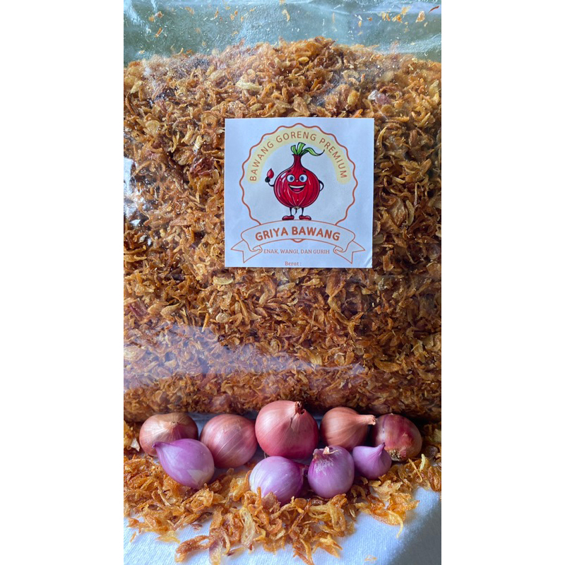 

Bawang Goreng Premium 500gr tanpa campuran original