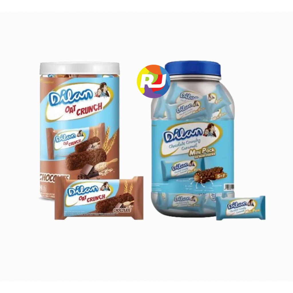 

Snack Dilan Mini Pack Toples isi 25’s x 10gr - Choco Oat Crunch / Choco Chocolate Crunchy Caramel