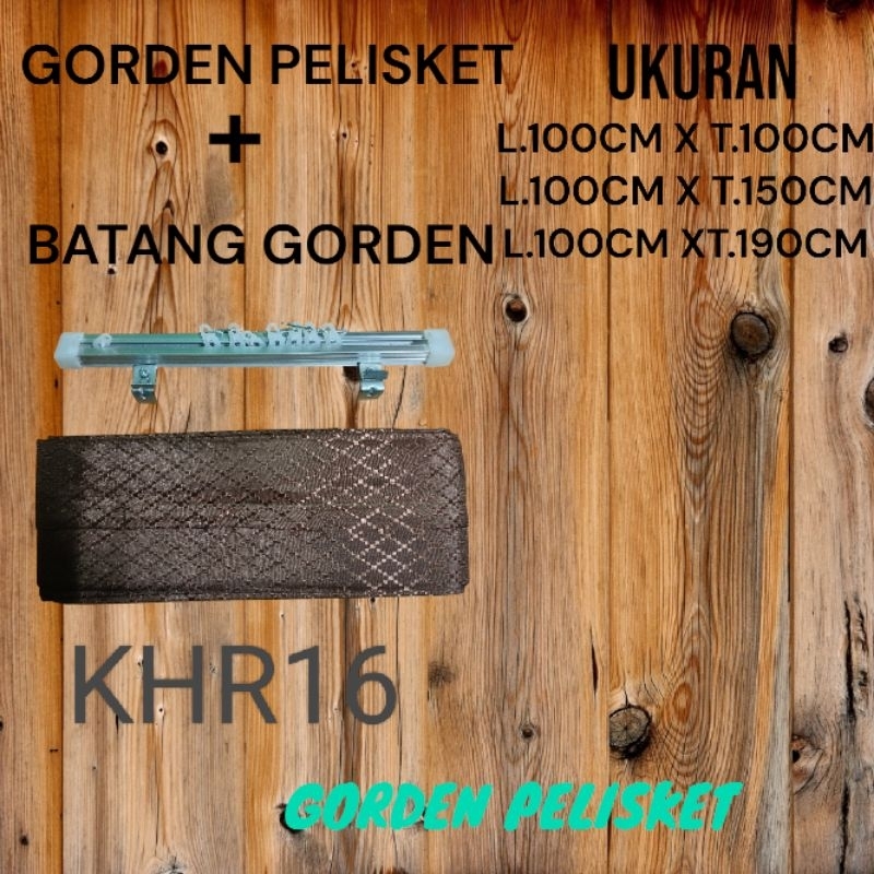 GORDEN JENDELA 1 SET LENGKAP/GORDEN 1 PAKET SAMA BESINYA/GORDEN POLOS MURAH 1 SET