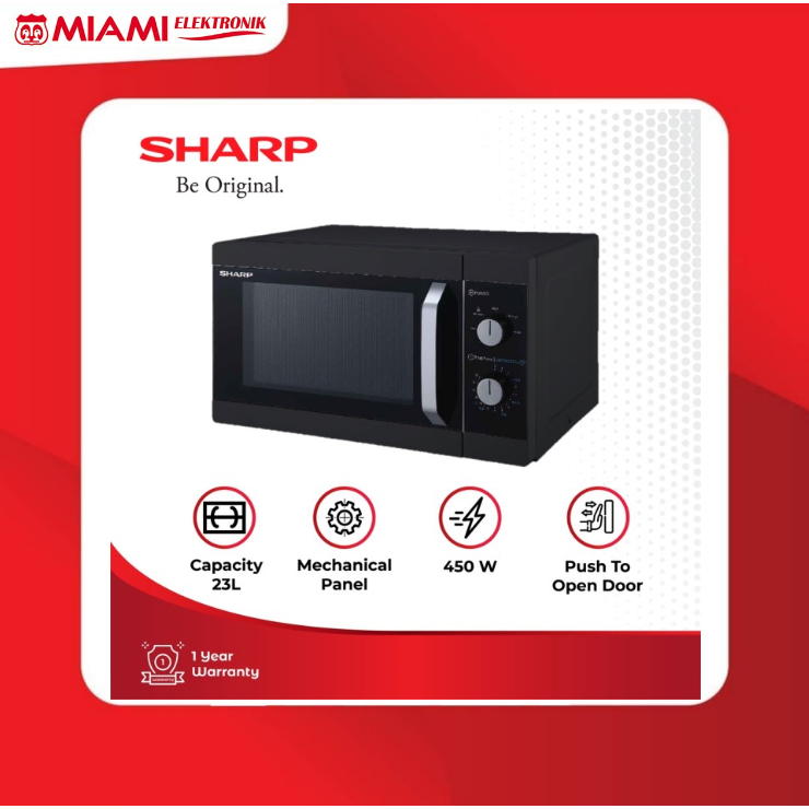 SHARP R 223MA BK / R223MA / R223MABK 23 Liter Microwave Oven