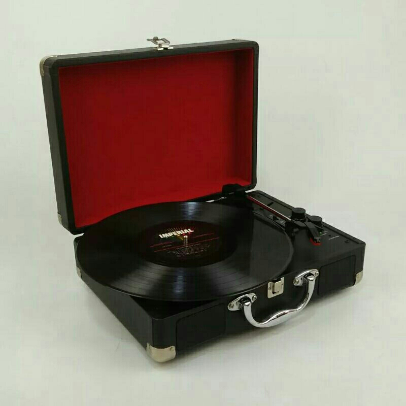 VINYL RECORDS PLAYER | PEMUTAR PIRINGAN HITAM (Black)