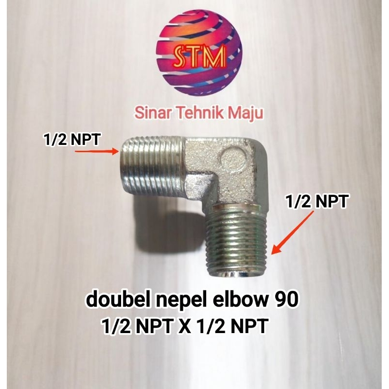 nepel elbow 90 1/2 NPT X 1/2 NPT