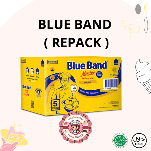 

Blue Band Master Serbaguna Original ( Repack ) 1000 gram / 1 kg